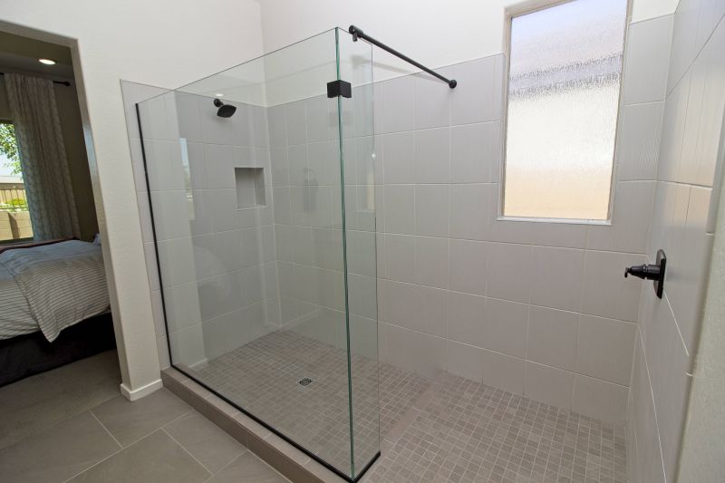 Walk-In Shower with Multiple Shower Heads